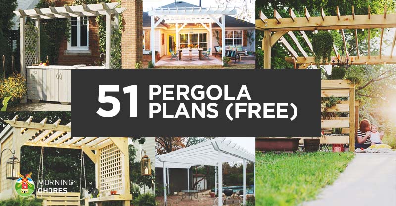 51 DIY Pergola Plans & Ideas You Can Build in Your Garden ...