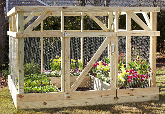 76 Raised Garden Beds Plans Ideas You, Fenced In Raised Garden Bed Plans