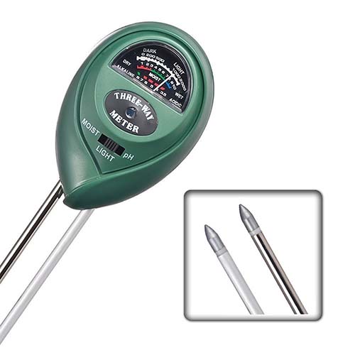 KKmall® 3-in-1 Soil Moisture Sensor Meter, PH acidity Tester and Light Meter