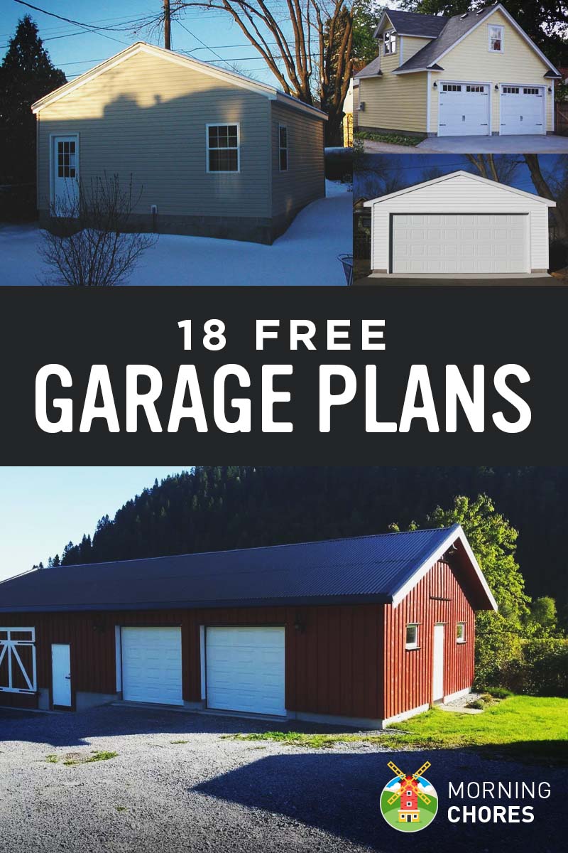 18 Free DIY Garage Plans with Detailed Drawings and ...