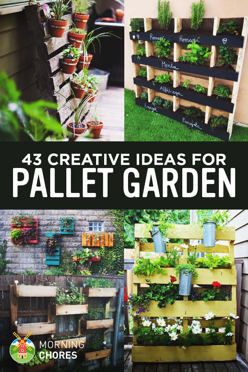 43 Gorgeous DIY Pallet Garden Ideas To Upcycle Your Wooden Pallets