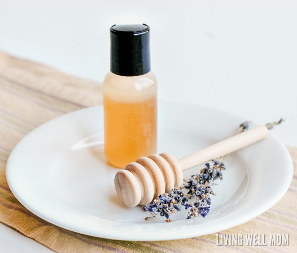Homemade Honey Face Wash with Lavender