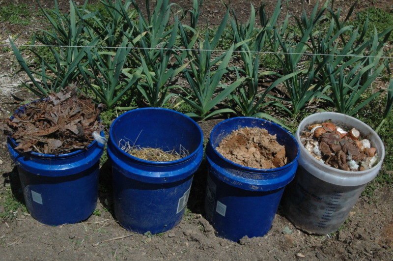 Compost Materials and Subsoil