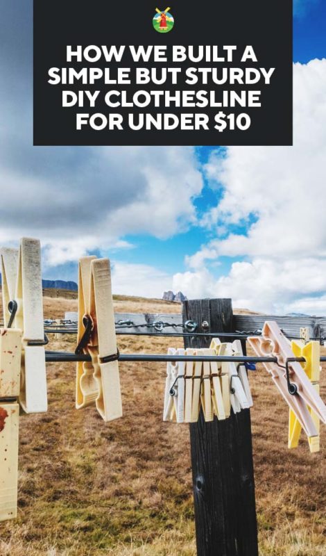 How We Built a Simple But Sturdy DIY Clothesline for Under 10 PIN