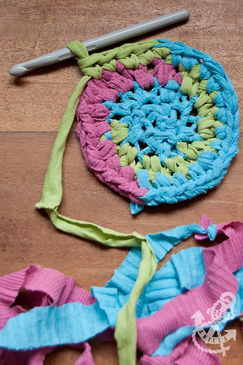 recycled tshirt rug crochet pattern