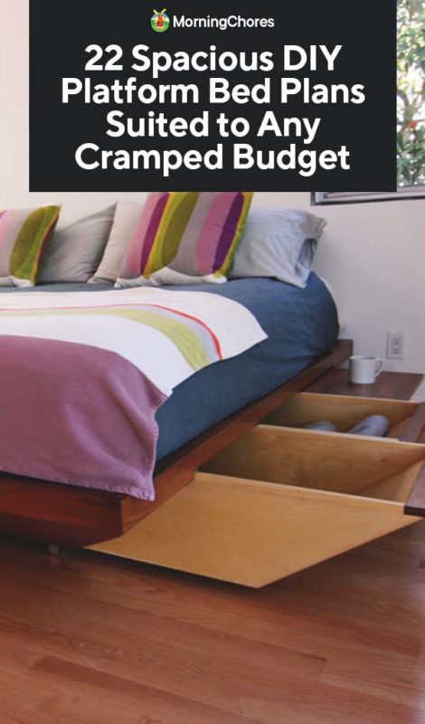 22 Spacious DIY Platform Bed Plans Suited to Any Cramped Budget PIN