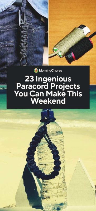 23 Ingenious Paracord Projects You Can Make This Weekend PIN