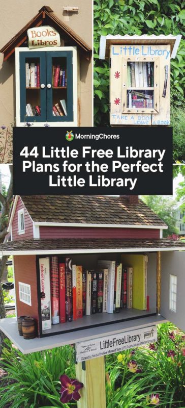 44 Little Free Library Plans for the Perfect Little Library PIN