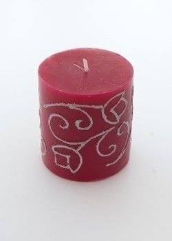 engraved candle