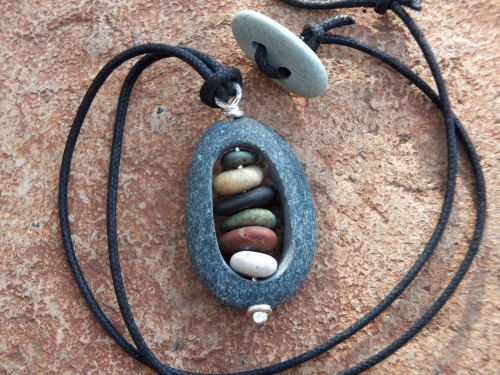 hollowed rock necklace 1