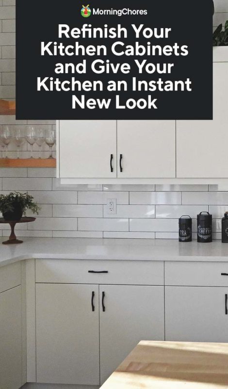 Refinish Your Kitchen Cabinets and Give Your Kitchen an Instant New Look PIN