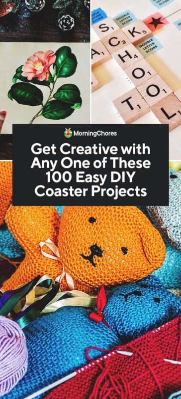 Get Creative with Any One of These 100 Easy DIY Coaster Projects PIN
