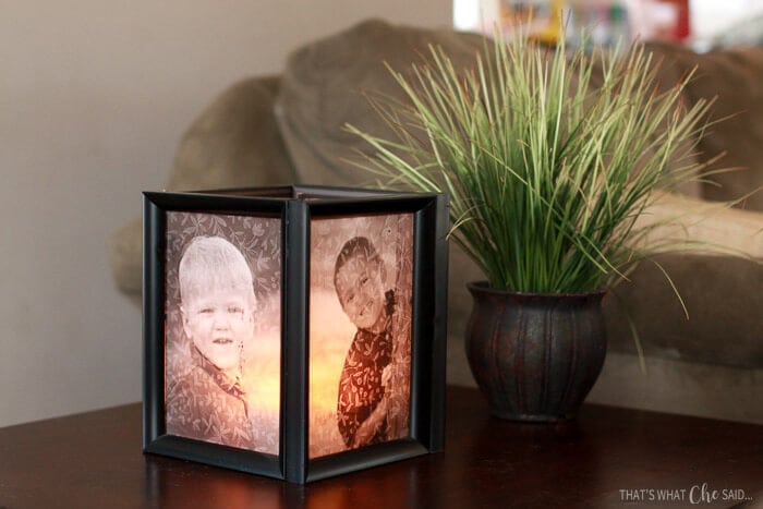Picture Frame Luminaries 4