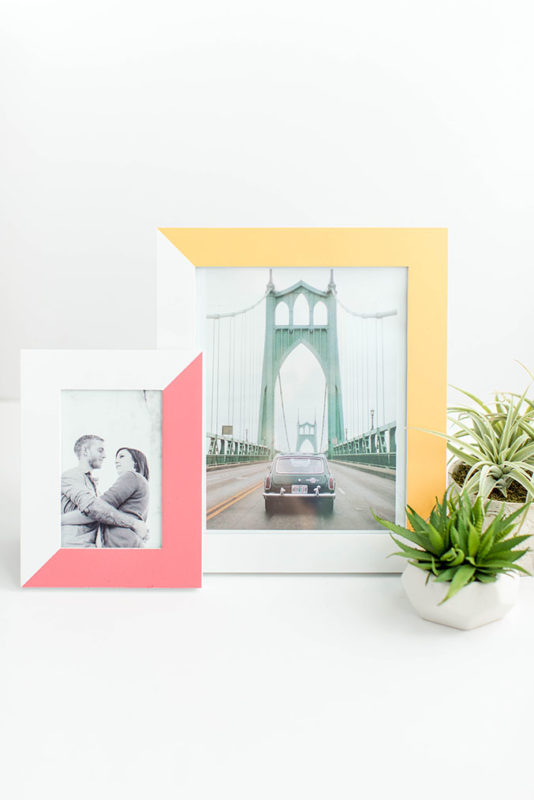 Two toned Picture Frames DIY